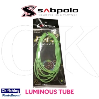 Sabpolo Glow Luminous Soft Pipe Tube For Fishing Leader Line Or Hook /  Luminous Tube / Bottom Mono Leader Line