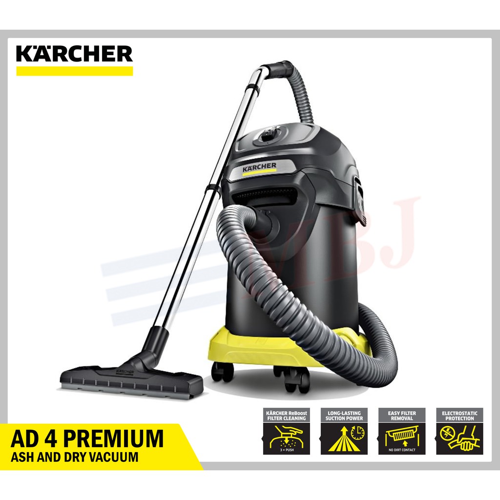 KARCHER AD 4 PREMIUM Ash and Dry Vacuum Cleaner (AD4PREMIUM) Shopee
