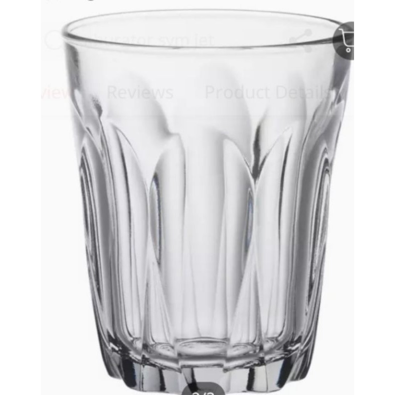 Tempered Glass Tumblers Duralex Provence Tumblers 25cl - Pack Of 6 Super Strong Transparent Glass Cups Duralex Glasses
