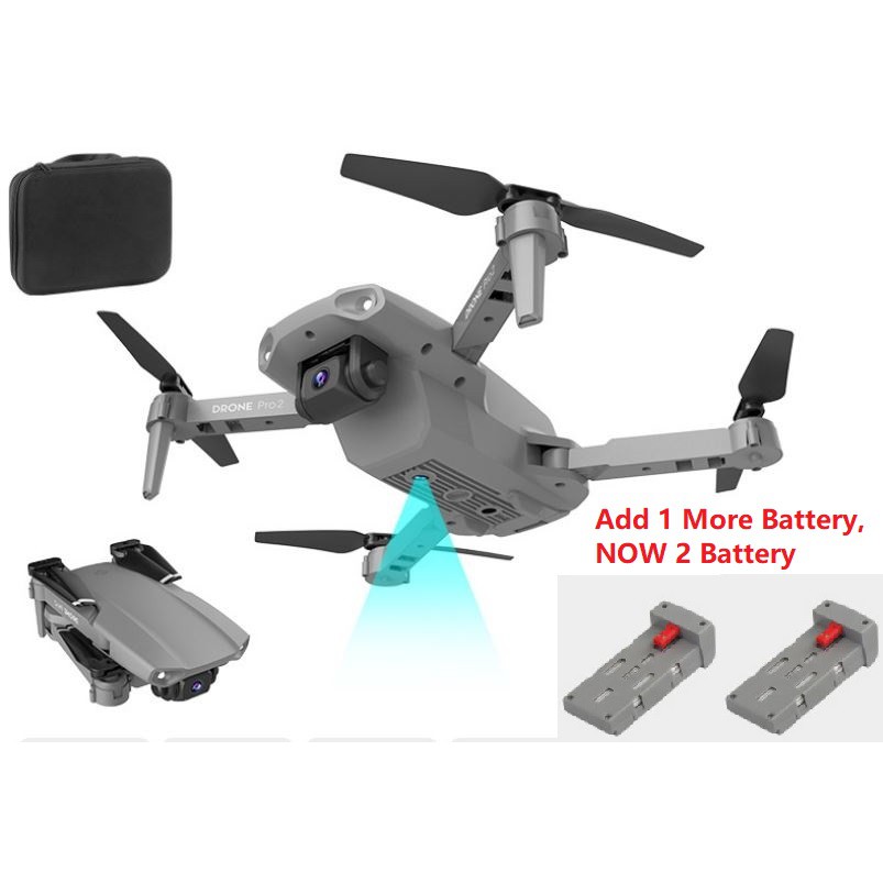 E99 Pro Mini Drone With Dual Camera folding quadcopter Add Extra ...