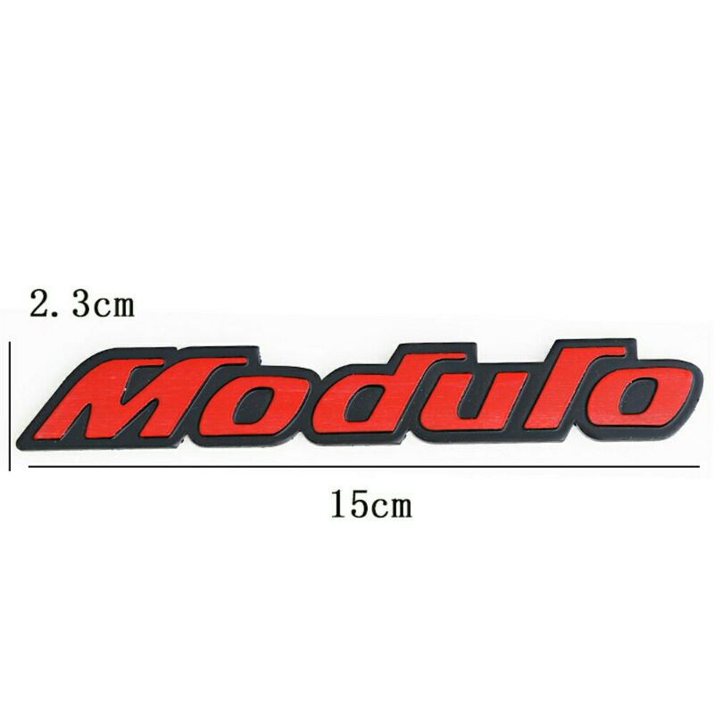 Modulo Emblem Red Modulo | Shopee Malaysia