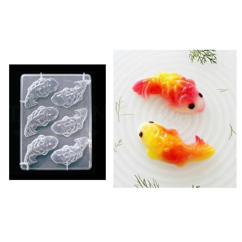 6 in 1 Traditional Koi Fish Jelly Kek Mould / Acuan Kek Jelly Ikan ...
