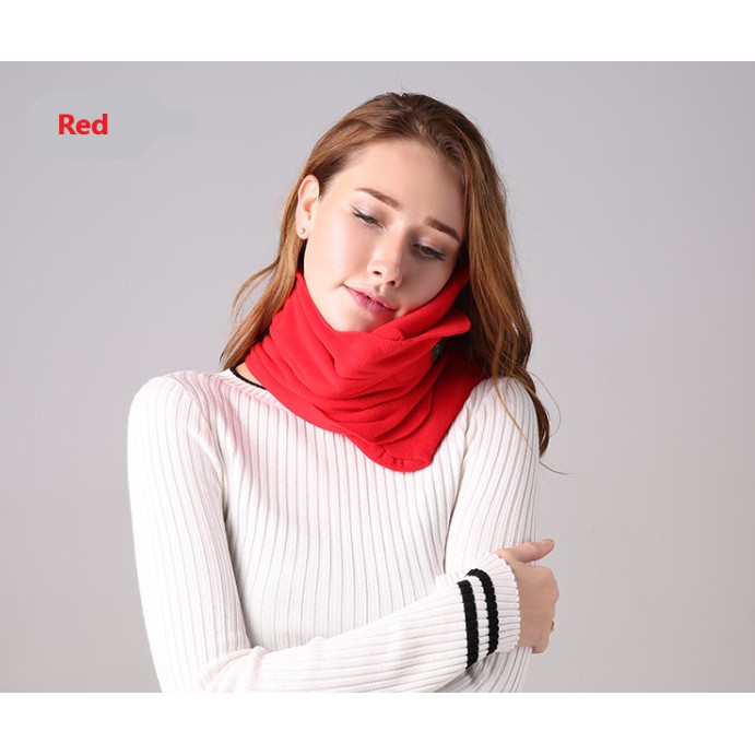 Local Ready Stock Travel Neck Pillow / Airplane Train Car / 360 Support ...