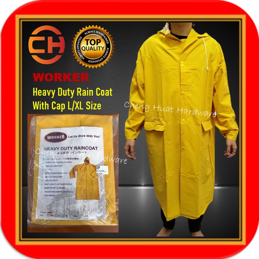 Worker raincoat store