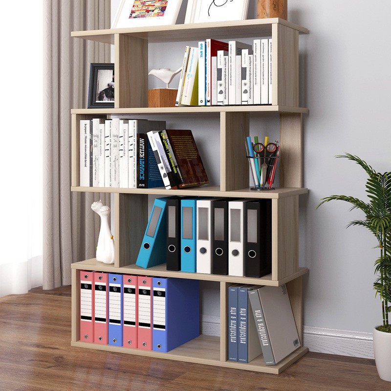Bookcase bookshelf combination simple modern shelf simple economical
