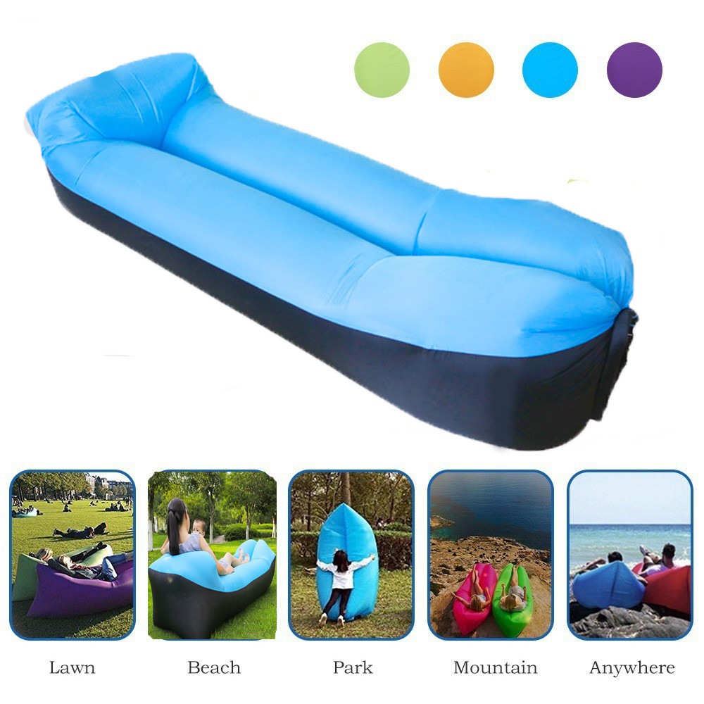 New Sofa Inflatable Air Sofa Lazy Bag Beach Lay Bag Air Bed Inflatable ...