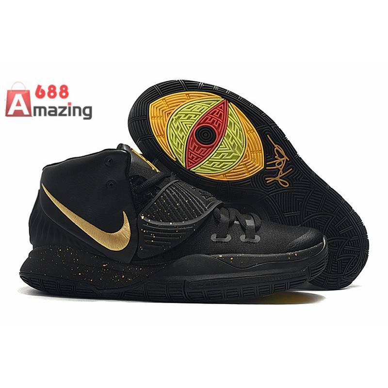 Black and gold kyrie sales 6