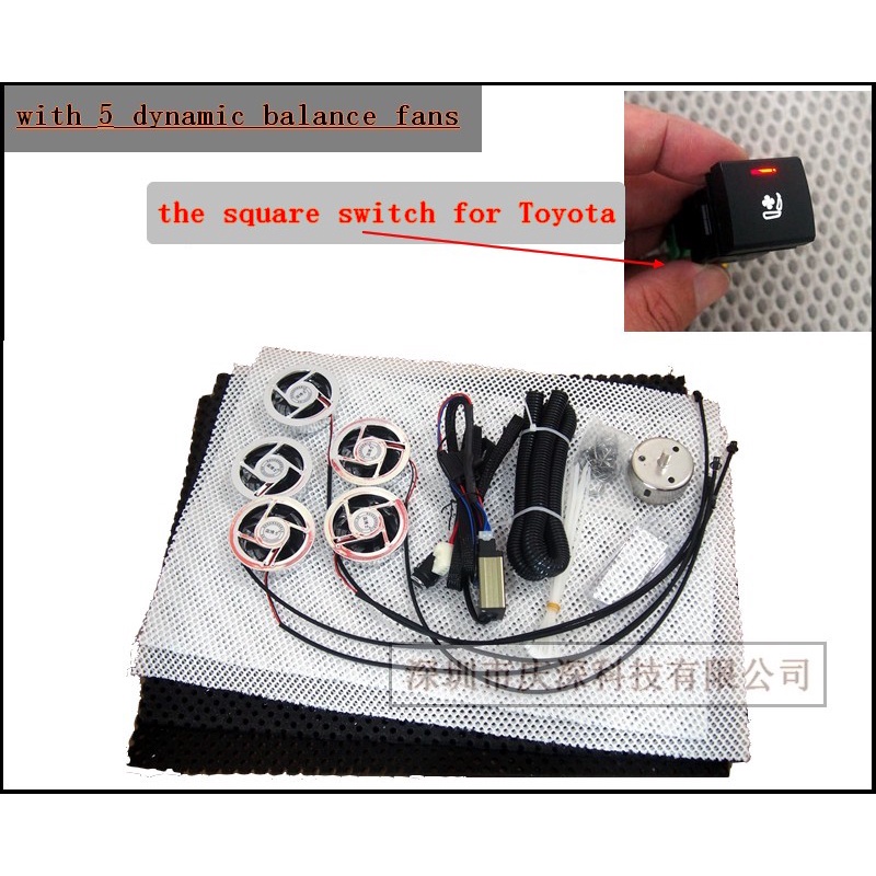 car seat ventilation kits for Toyota cars,as corolla/highland/REIZ/Camry, Shopee Malaysia