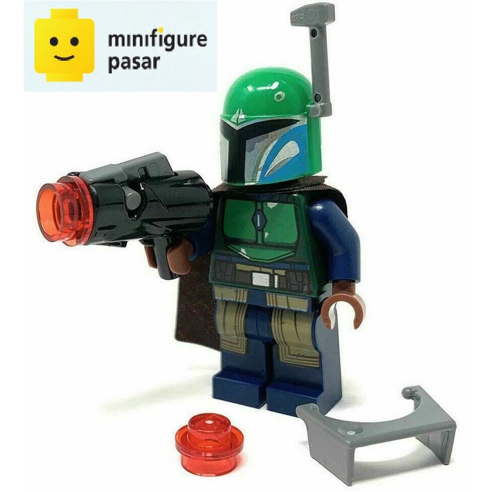 sw1078 Lego Star Wars 75267 - Mandalorian Tribe Warrior Green Minifigure -  New