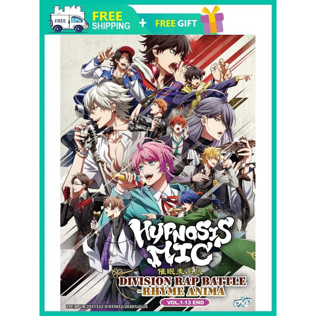 HYPNOSIS MIC : DIVISION RAP BATTLE - RHYME ANIMA 催眠麦克风 ( ANIME TV SERIES  DVD : 2020 ) | Shopee Malaysia