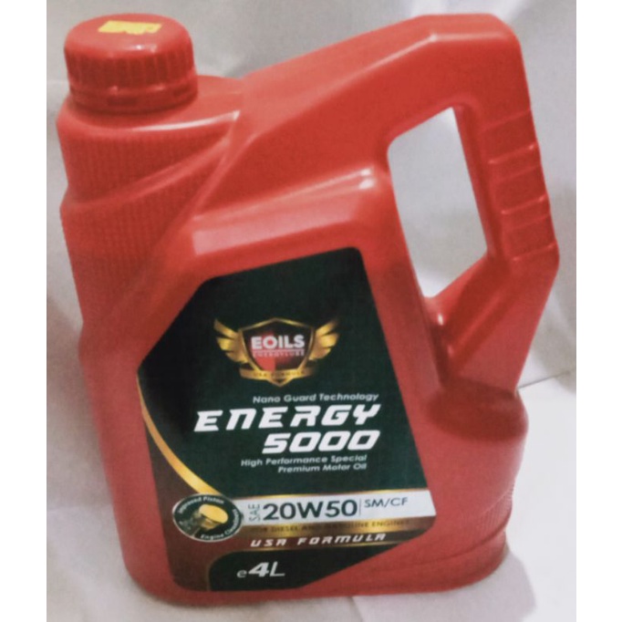 ENERGY Lubricant ENGINE OIL( 5000) 20W50 API SL/CF ( 4 liter ) ( TOMCF