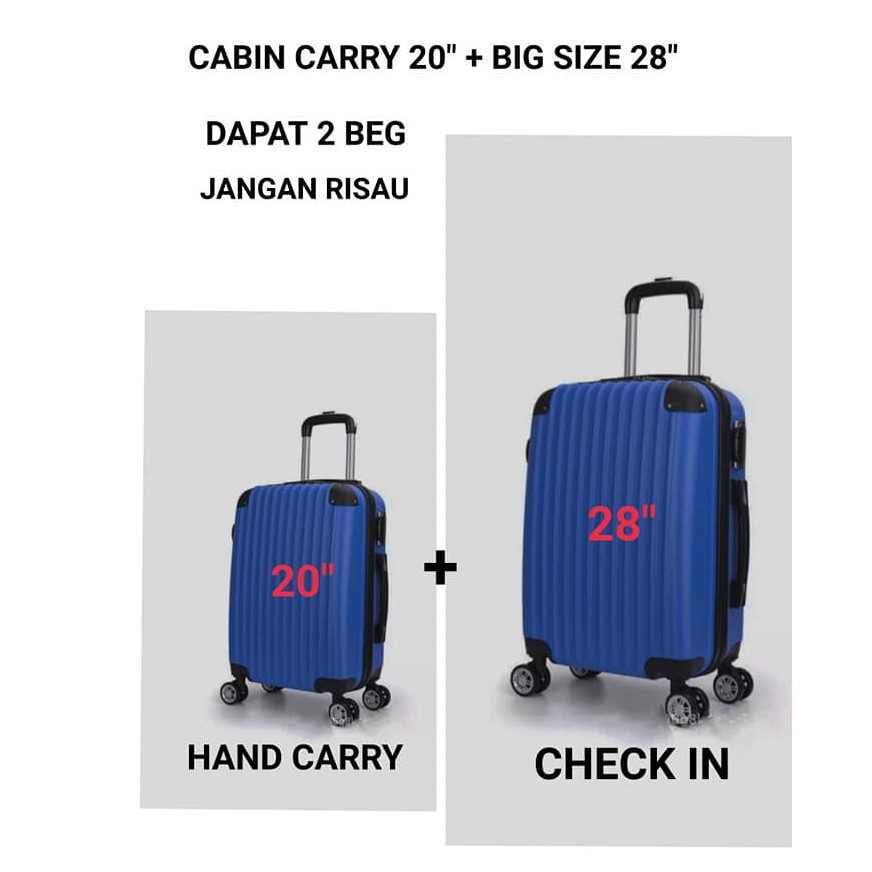 Beg luggage 20kg hotsell