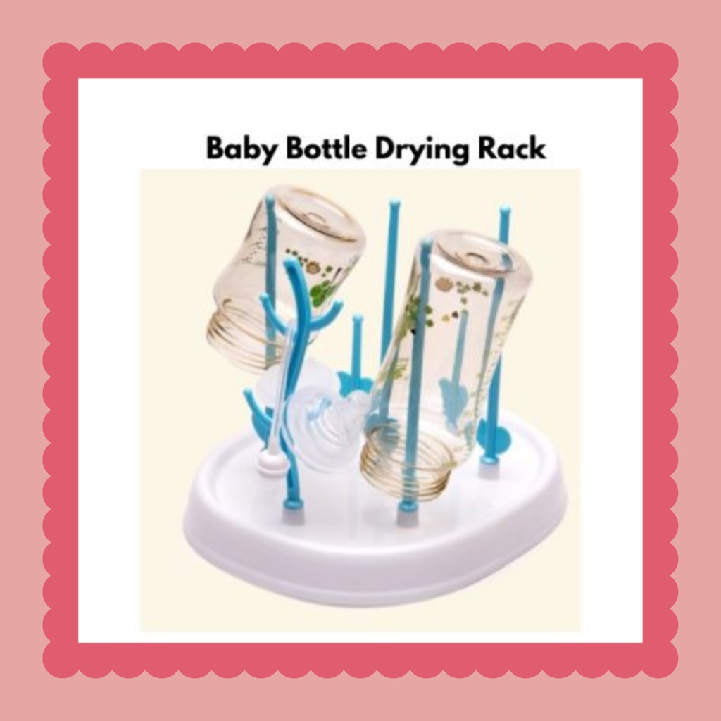 【Fast Delivery】 Baby Bottle Drying Rack Baby Feeding Bottles Cleaning ...