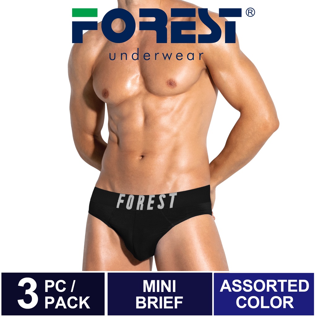 Underwear Microfiber Spandex Micro Briefs ( 3 Pieces ) Assorted