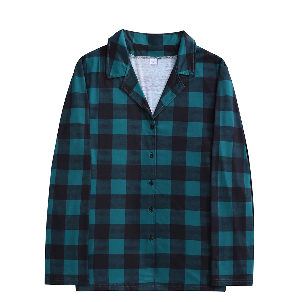 Christmas Family Matching Green Plaid Pajamas Set Mommy and Me Clothes ...