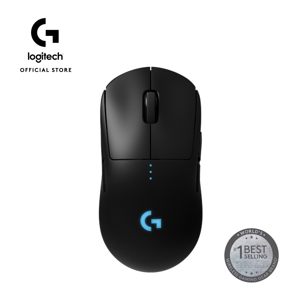 MOUSE LOGITECH G PRO LIGHTSPEED WIRELESS HERO 25K RGB BLACK