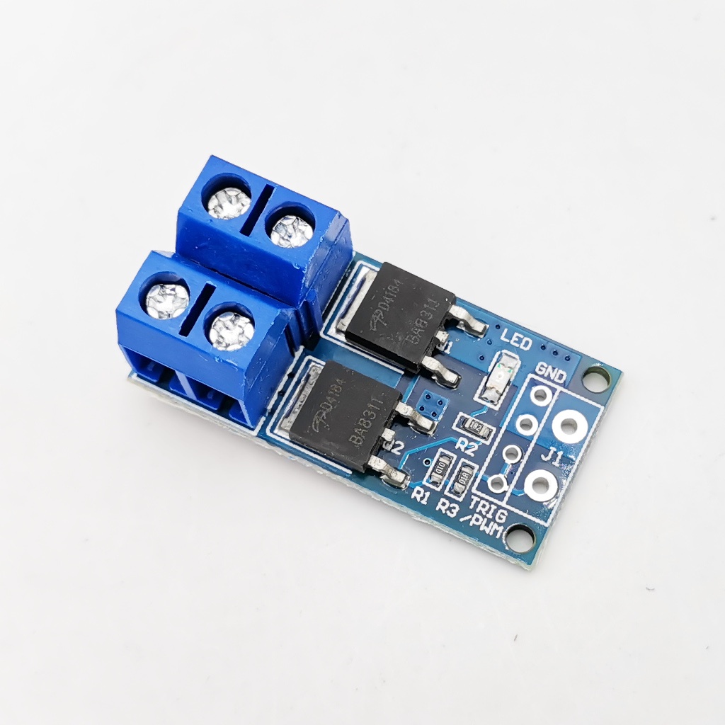 High Power 15A 400W DC 5V-36V Dual MOSFET Switching PWM Driver Control ...
