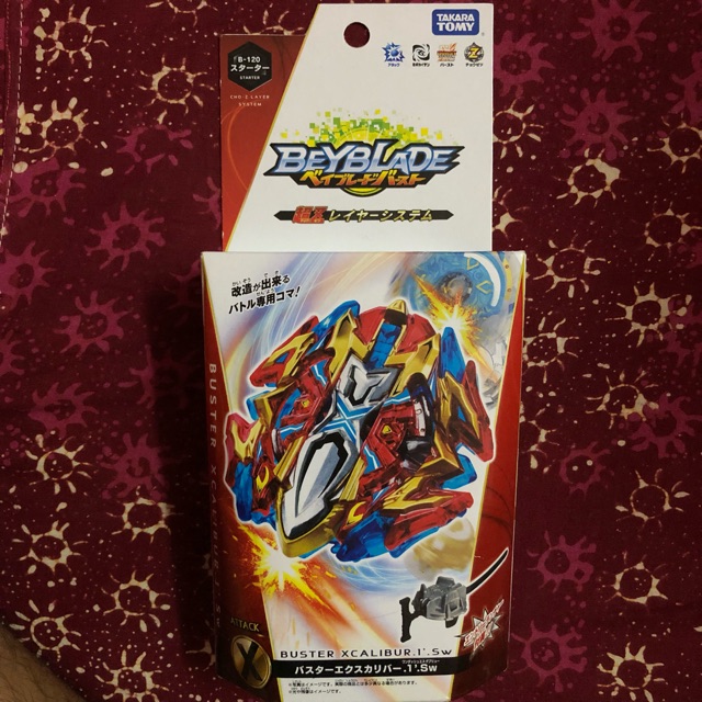 Original Takara Tomy Beyblade Burst B-120 Buster Xcalibur 1'.Sw ...