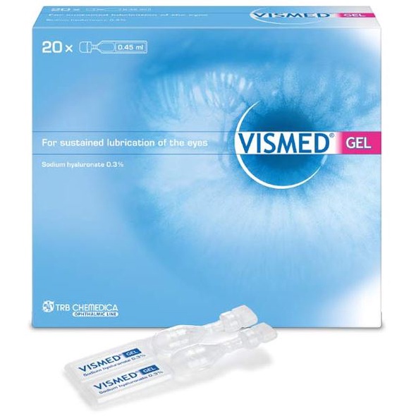 VISMED Gel Eye Drops 0.45ml 20's (Exp:07/2023) | Shopee Malaysia