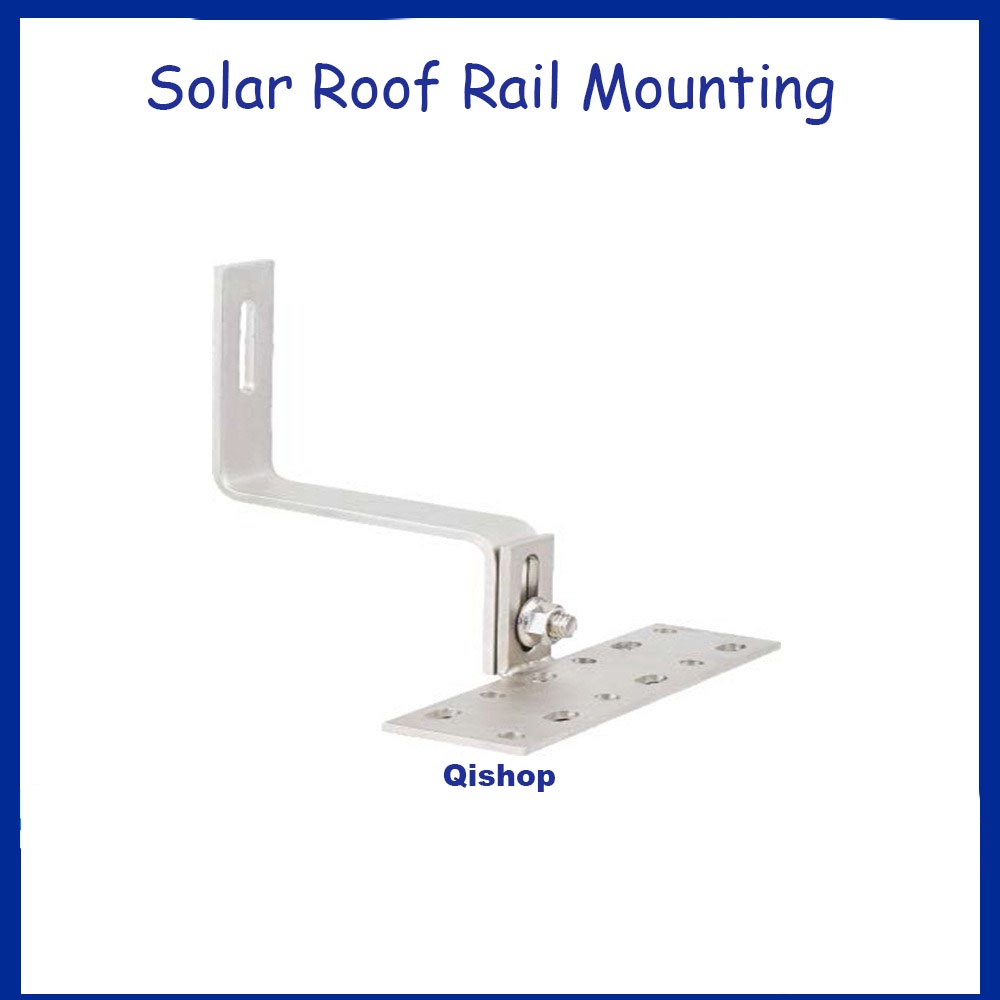 PV Solar Tile Roof Hooks Height Adjustable Side Mounted | Shopee Malaysia