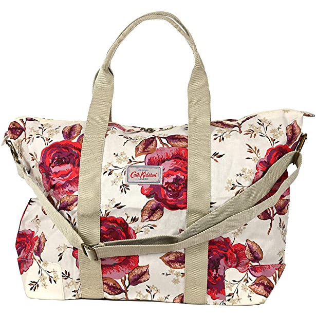 Cath Kidston Foldaway Holiday Bag Jacquard Rose Original Khadeeja Ukshop Shopee Malaysia
