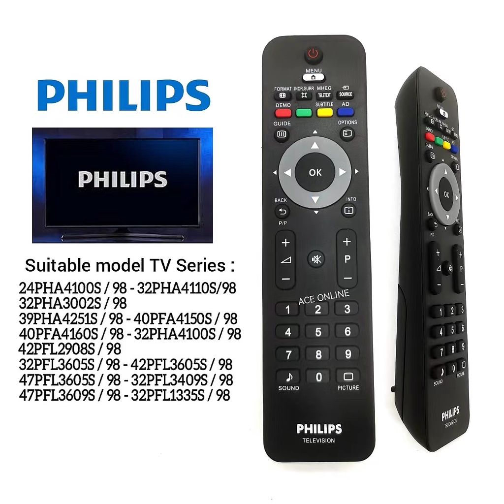 Philips remote deals control for tv