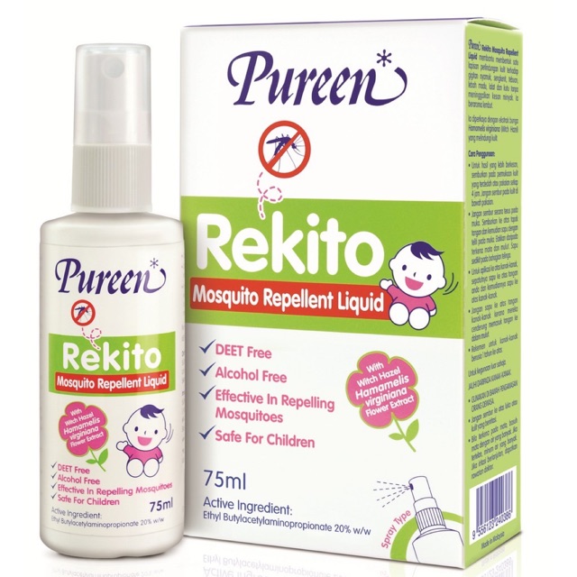 Pureen Rekito Mosquito Repellent Liquid (75ml) | Shopee Malaysia