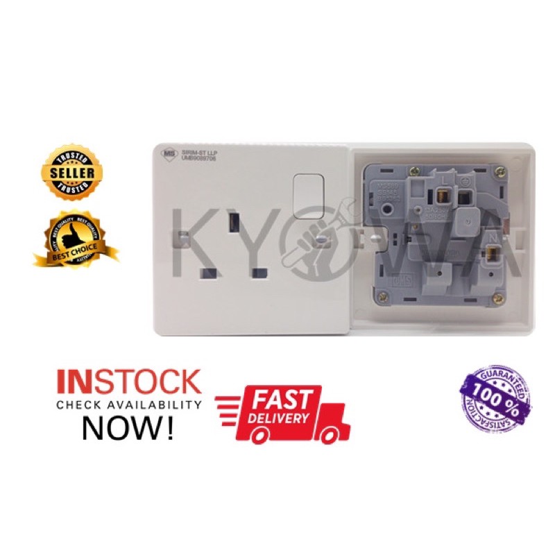 UMS 2913 13A 1G SWITCH SOCKET | Shopee Malaysia