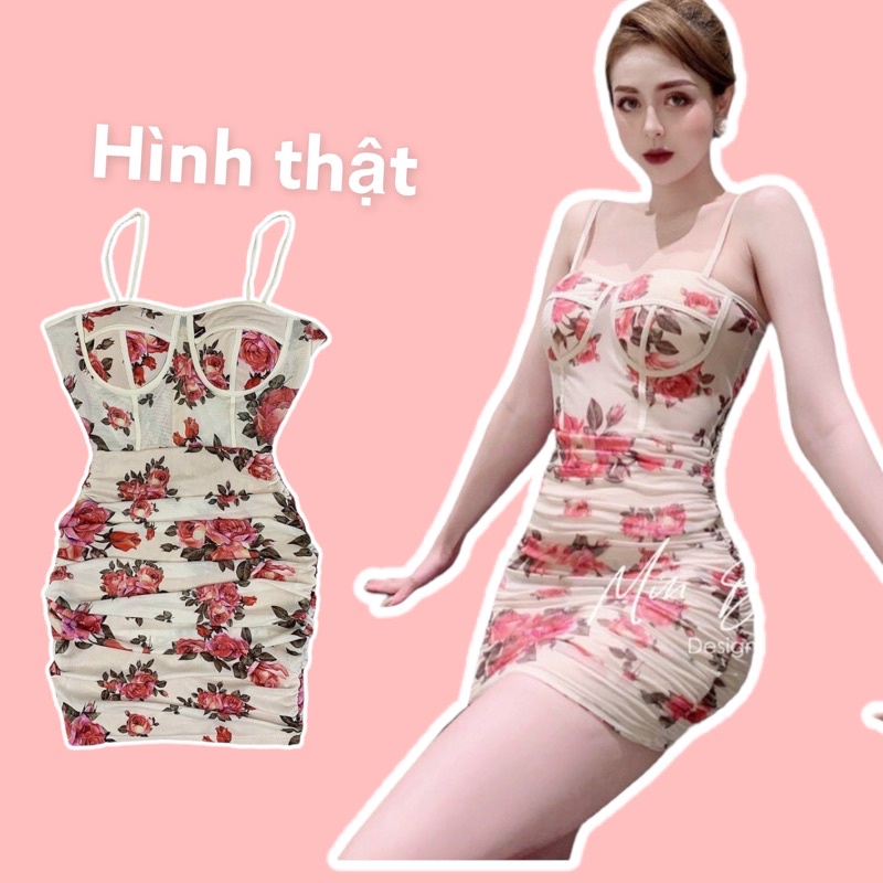 types-1-flower-mesh-body-dress-with-2-chest-cups-shopee-malaysia