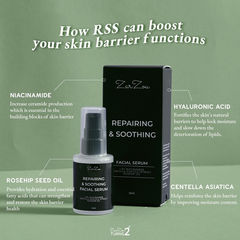 Zarzou RSS Repairing & Soothing Serum 30ml | Shopee Malaysia