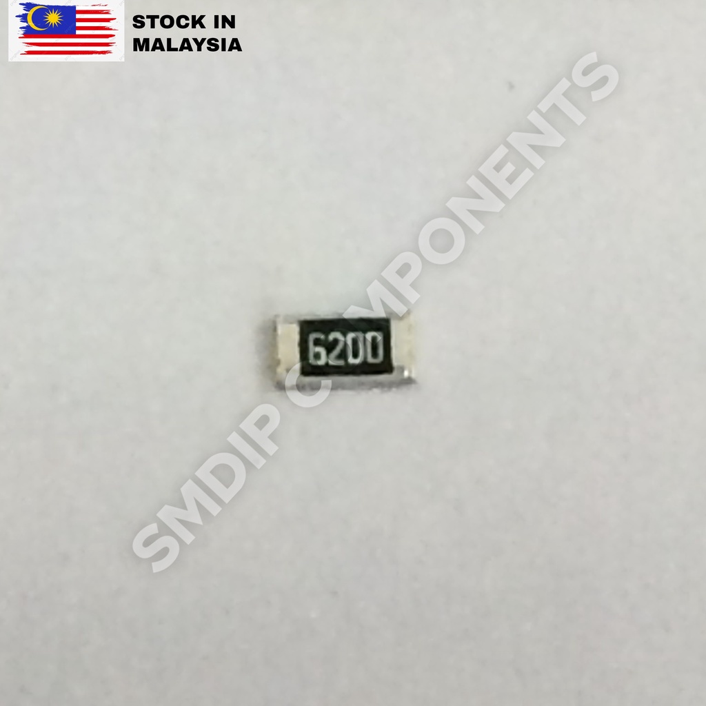 10PCS Taiwan-Grade 620R ±1%, 1206 SMD Resistor (6200) | Shopee Malaysia