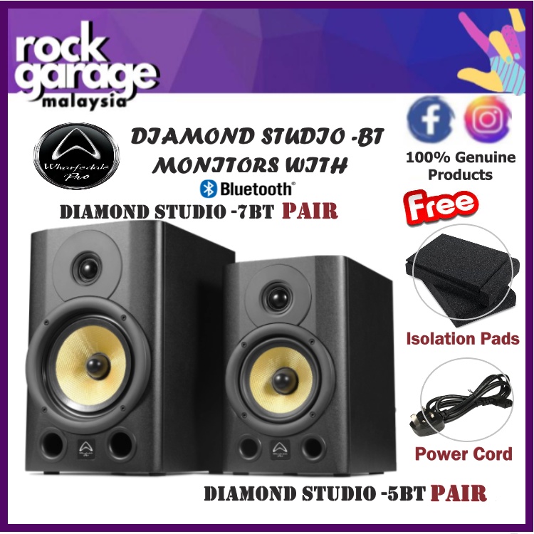 Wharfedale Pro DIAMOND STUDIO BT MONITORS WITH BLUETOOTH FREE