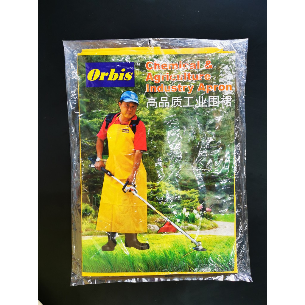 Apron Mesin Rumput Kuning Yellow Apron Brush Cutter - ORBIS (TEBAL PVC ...
