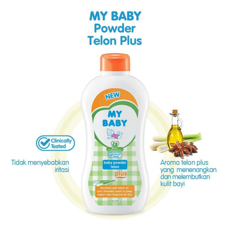 My baby Powder Telon Plus 100gr Extra 25gr | Shopee Malaysia