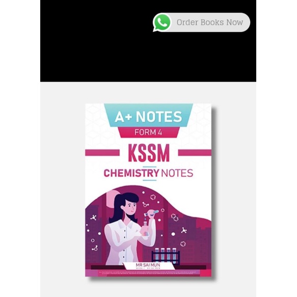 SPM A+ Notes Chemistry Mr.Sai Mun Form 4 (KSSM) | Shopee Malaysia