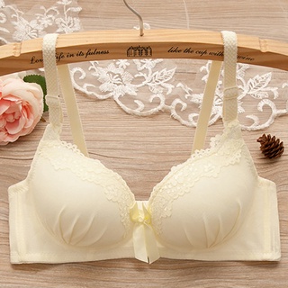 YFWJD Sexy Lingerie Female Small Chest Gathered Lace Thin Section Bra Steel  Ring Beauty Back Bra Set (Color : B, Size : Medium) : : Clothing,  Shoes & Accessories