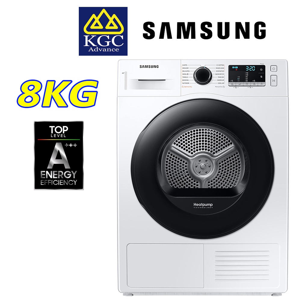 Samsung (8KG) Front Load Heat Pump Dryer DV80TA220AE/FQ | Shopee Malaysia