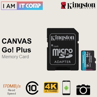 Kingston Canvas Go Plus microSD Memory Card  V30 Speed for 4K Ultra-HD –  Kingston Technology