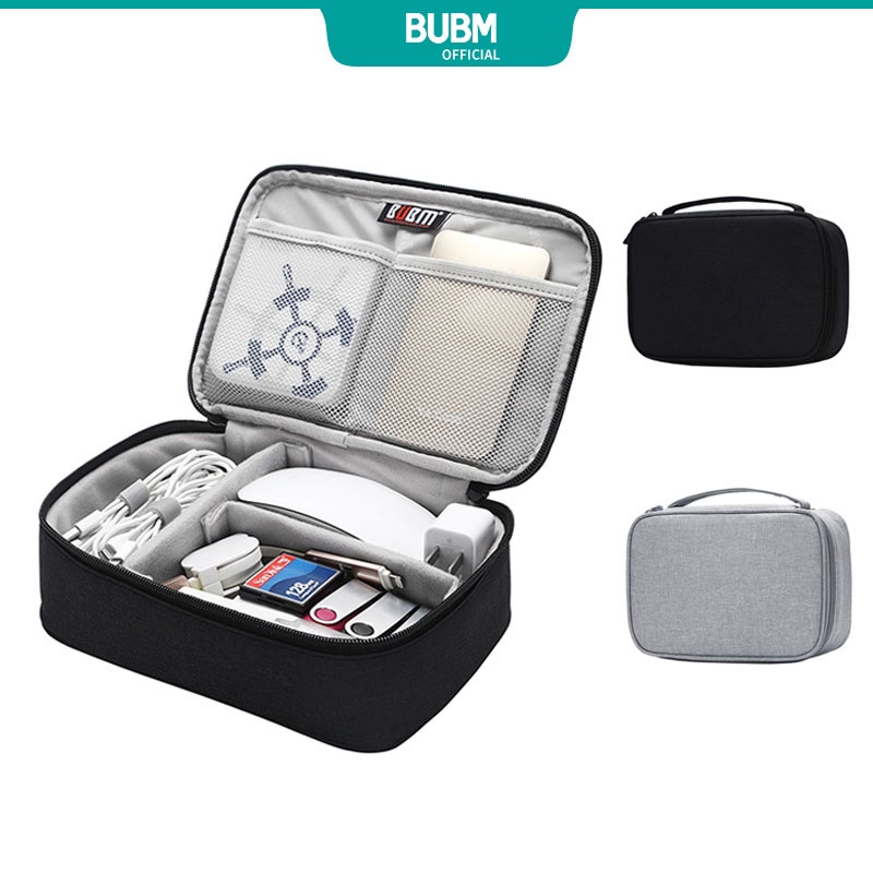 BUBM Travel Electronics Accessories Cable Organizer Bag Shopee Malaysia