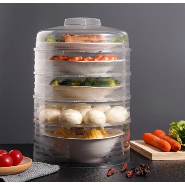 [READY STOCK] 5 Layer Stackable Food Cover Tudung Saji Viral Insulation ...