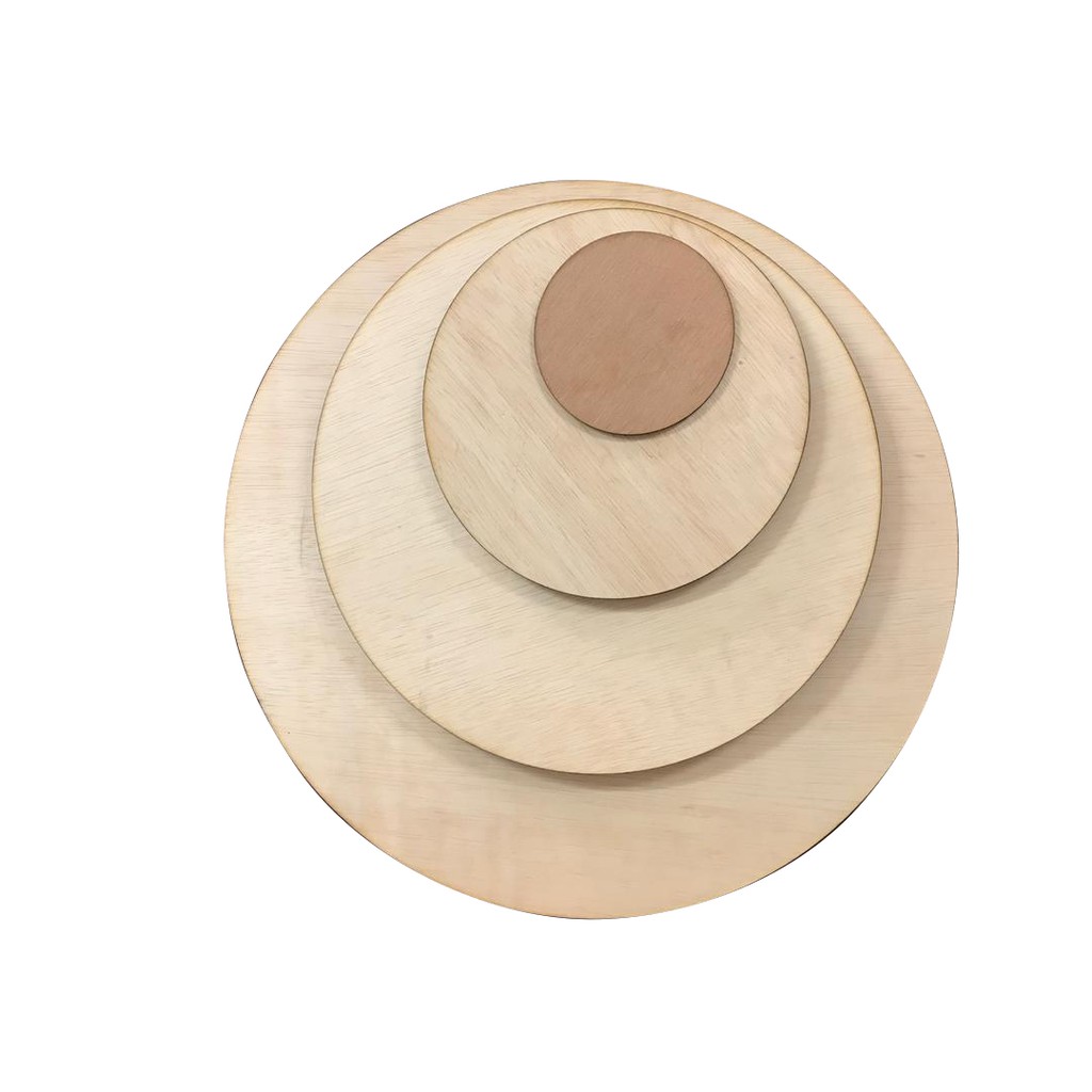 3mm , 5mm ,8mm Round Plywood with diameter 100mm ~ 200mm | Shopee Malaysia