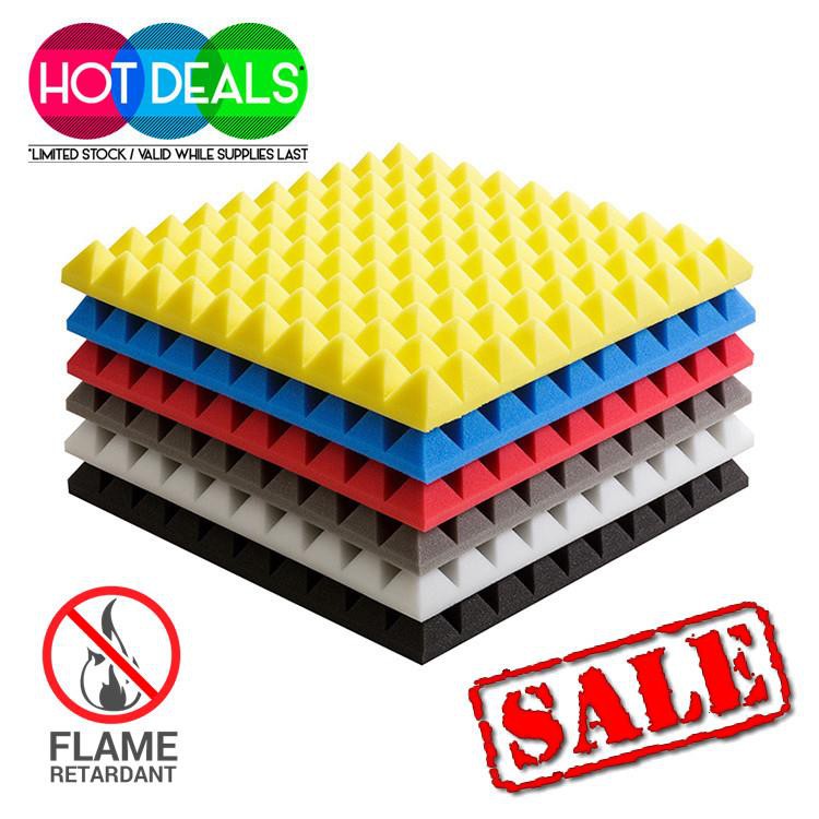 (DAISON) Ktv Studio Pyramid Acoustic Foam Panel Sound Absorption ...