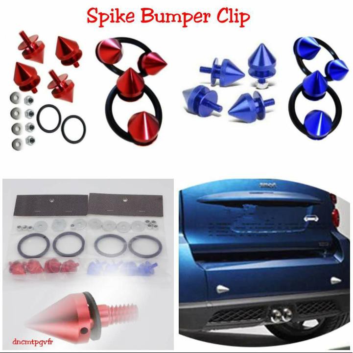 4 Pcs Alloy of Pack Fasteners Nuts Bolt Car Spike Front Bumper Hatch