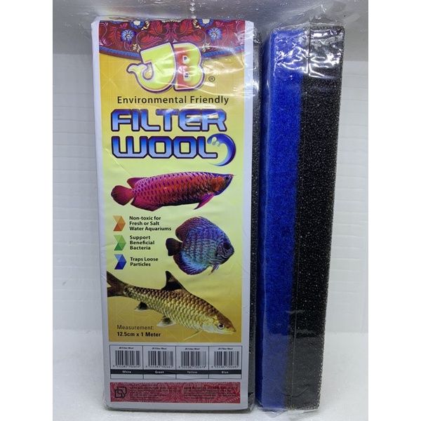 AQUARIUM FISH TANK FILTER WOOL FILTER MAT SPONGE KAPAS PENAPIS AKUARIUM WHITE,3LAYER,BIO