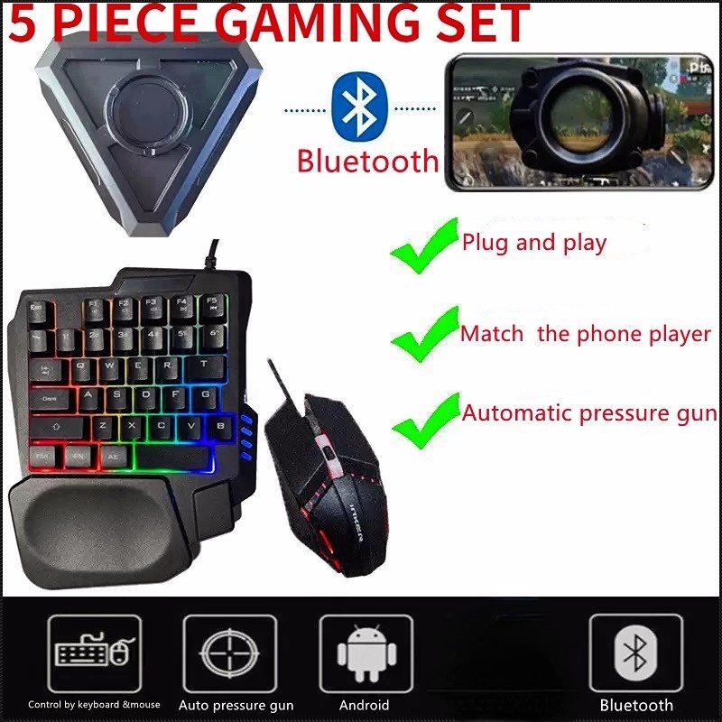 New Arrival【5 Piece Gaming Set】100% Original PUBG Call of Duty Mobile ...