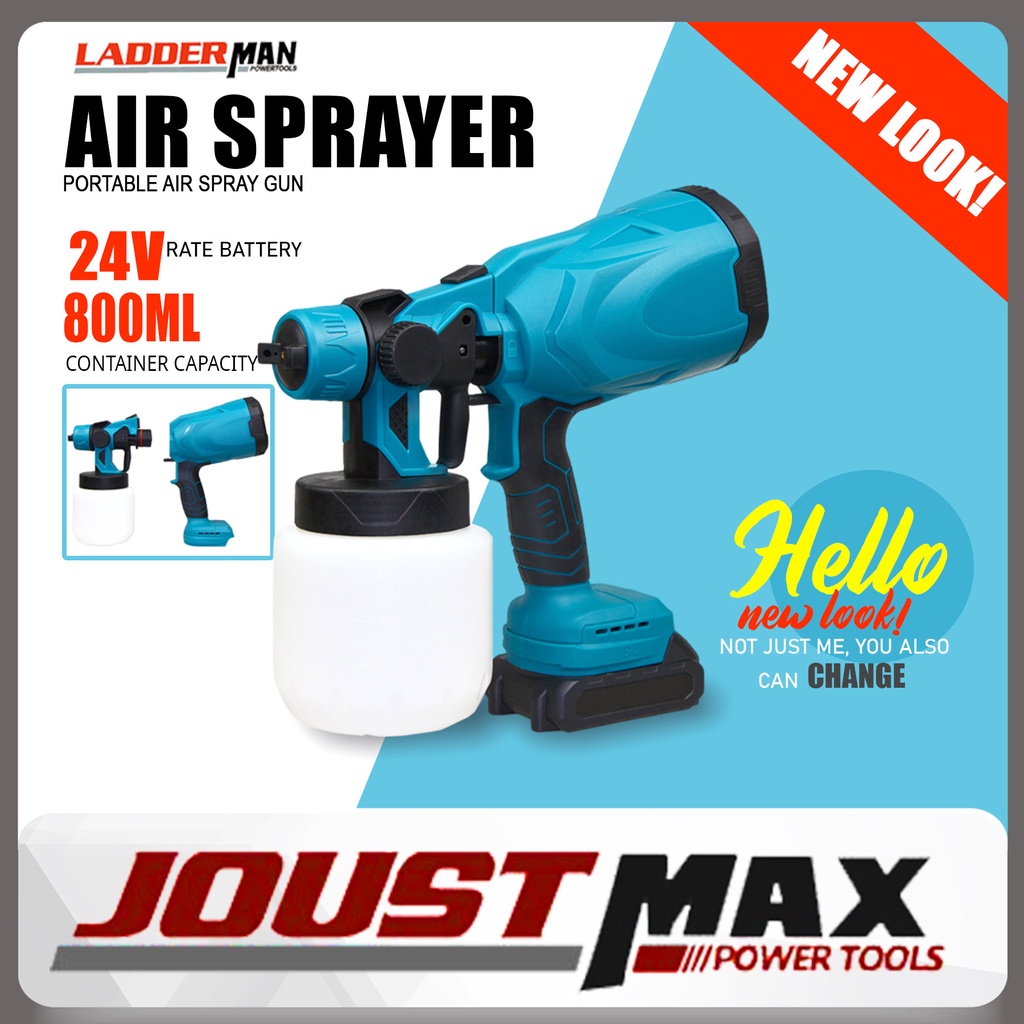 CX33 120W Portable 24V Cordless Battery Spray Gun 1.8MM Nozzle Pain