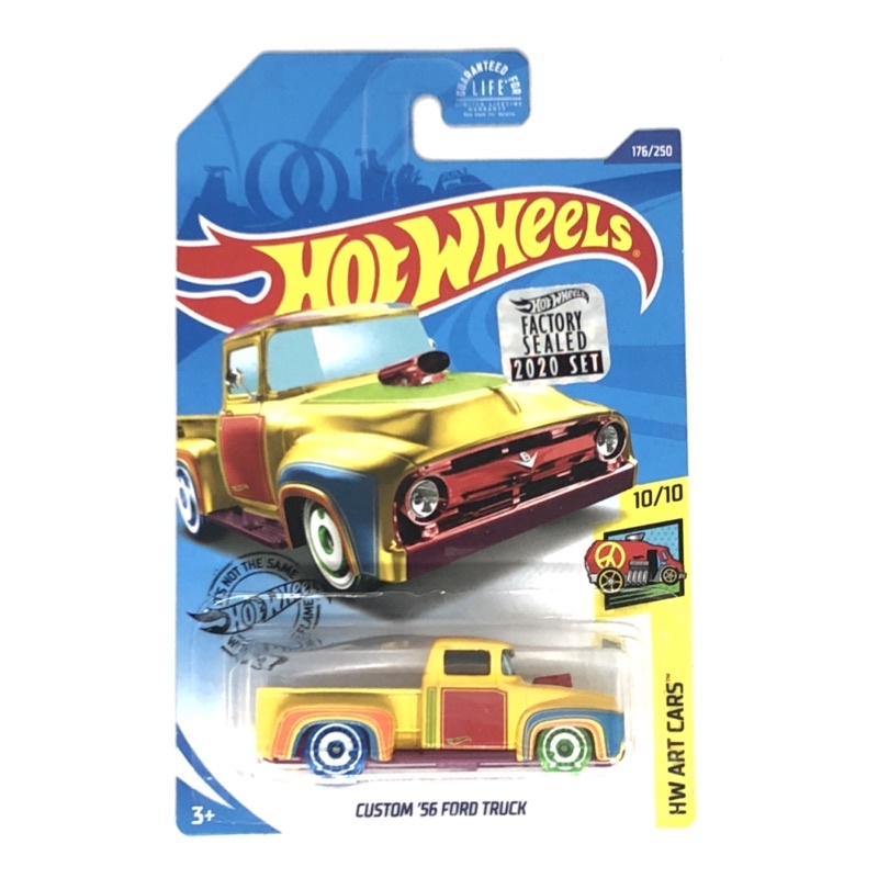 Hot Wheels HW Art Cars Custom ‘56 Ford Truck Rare Treasure Hunt ...