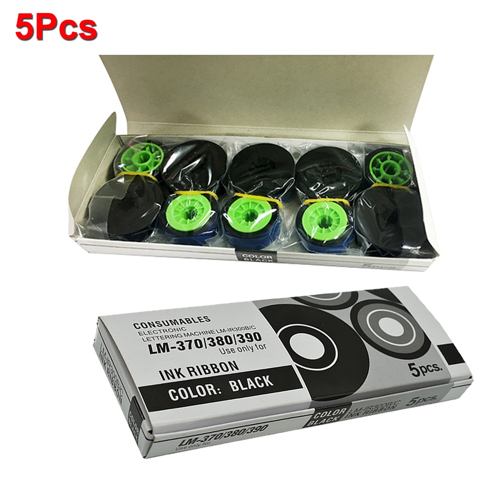 5Pcs Max INK RIBBON LM-IR300B compatible MAX LETATWIN Cable ID Printer ...