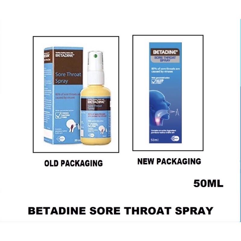 Betadine SORE THROAT SPRAY EXP 2023 Shopee Malaysia