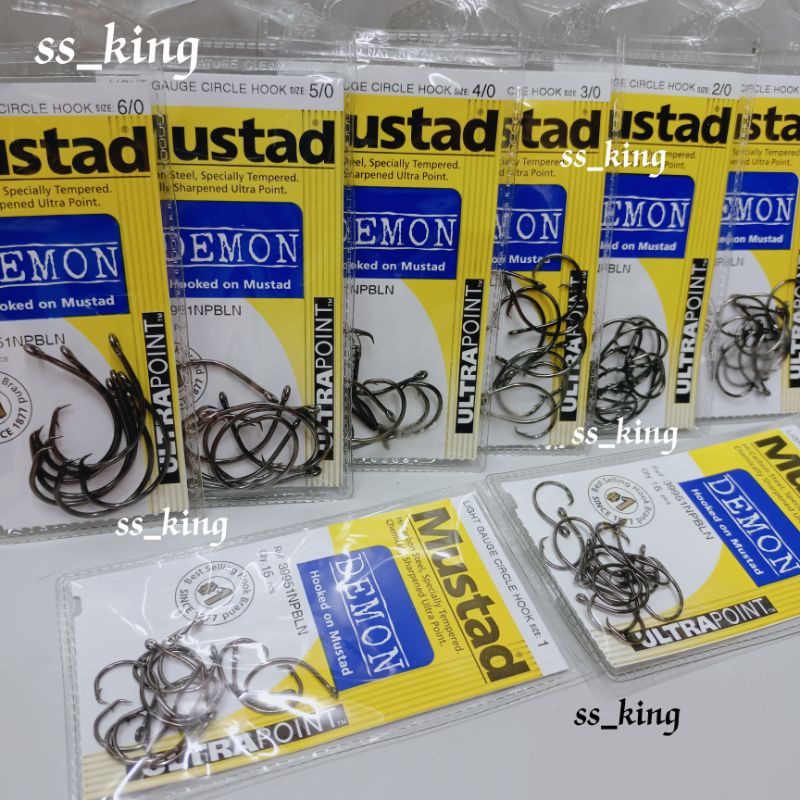 Mustad Ultrapoint Demon Perfect In-line Circle 3 Extra Fuert | Cuotas sin interés